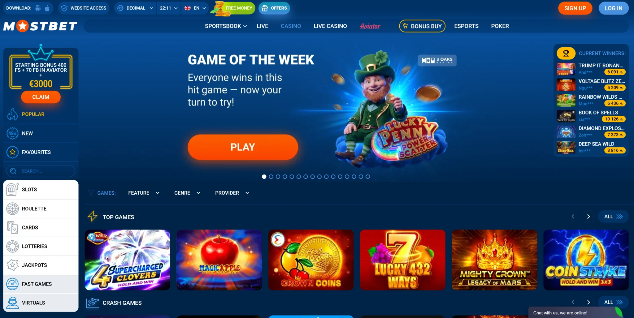 Mostbet casino